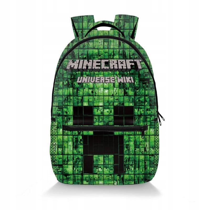 Ľahký školský batoh pre prvákov s motívom Minecraft